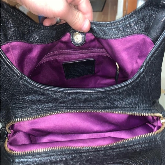 Coach coach maggie madison women’s Black Leather Tote Bag/handbag - Picture 8 of 10